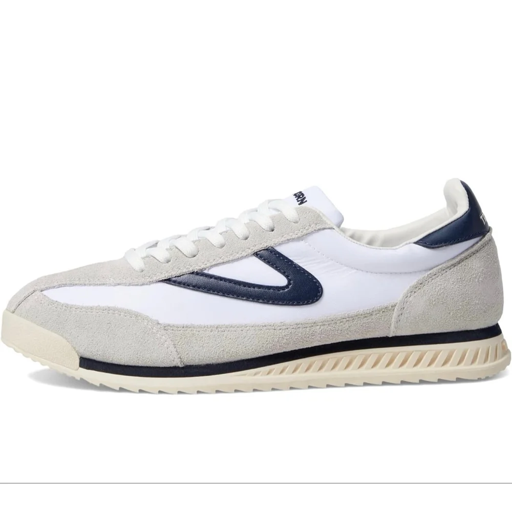 Women's Tretorn Kristine Sneakers Size 7 White Navy - Picture 4 of 14
